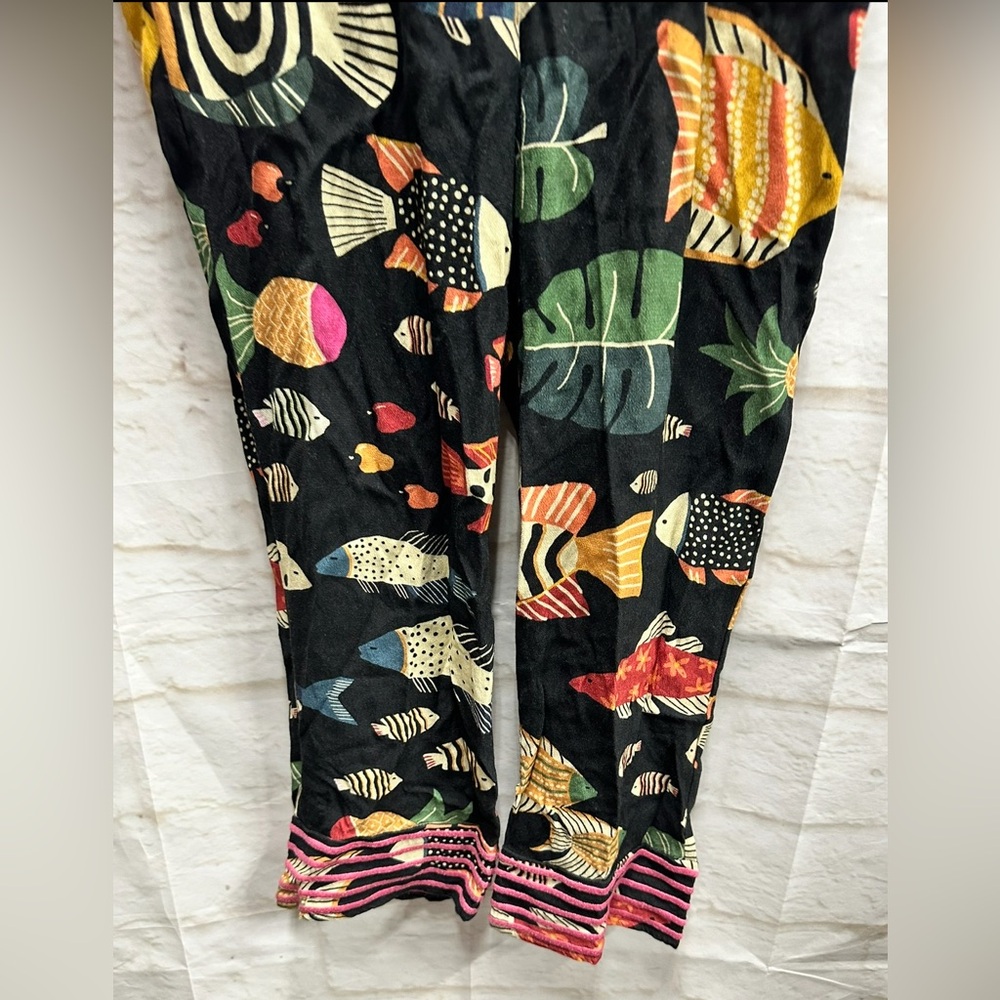 ANTHROPOLOGIE Farm Rio Sealife
Joggers‎ High Rise Drawstring Black XS - Picture 2 of 7